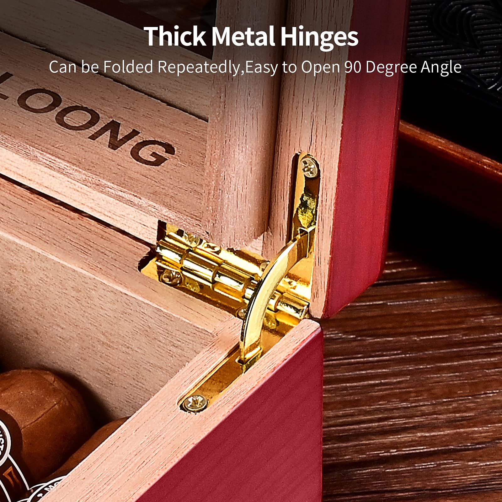 Amazon.com: CIGARLOONG Cigar Humidor Cedar Wood Classic Cigar Box